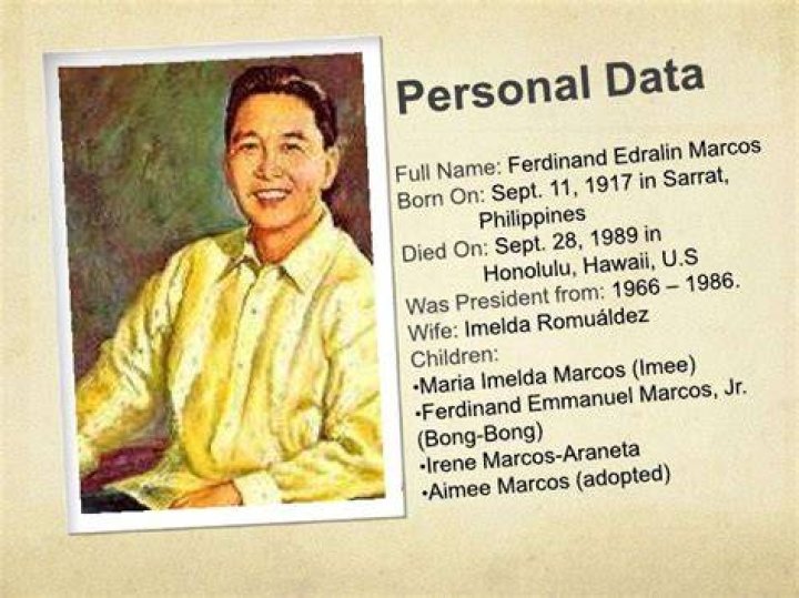 Ferdinand Marco... Biography