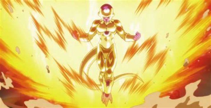 Frieza in his True Golden Form 1 is levitating.