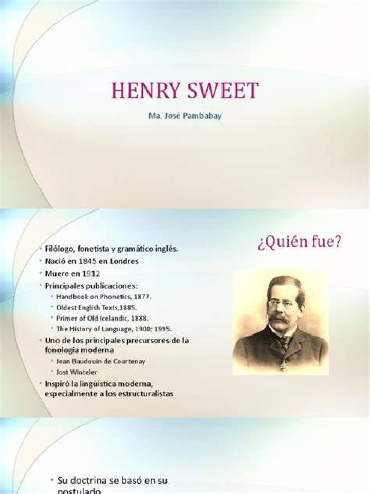 Henry Sweet