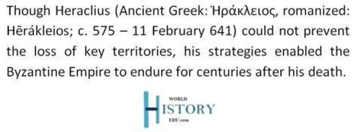 Heraclius Biography