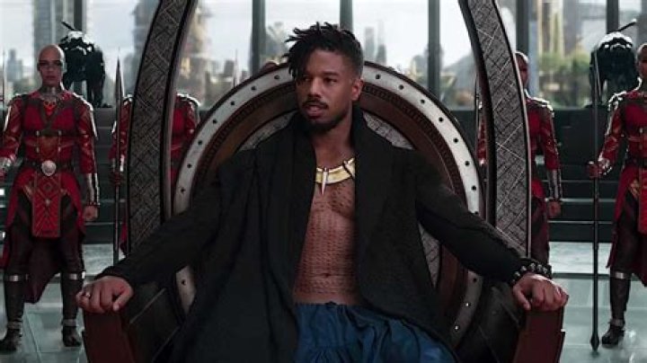 Michael B. Jordan as Killmonger in 'Black Panther'