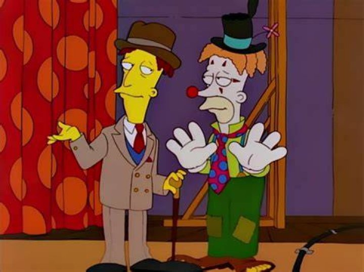 Sideshow Bob is wearing a military uniform in The Simpsons. 