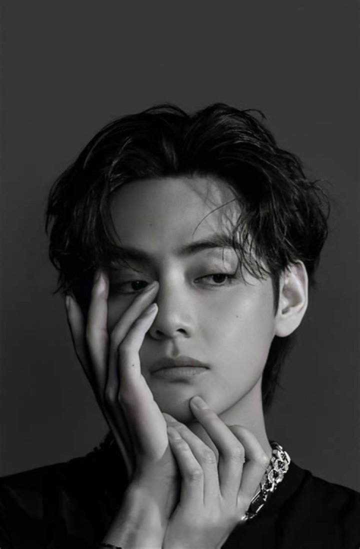 V/Kim Taehyung in a concept photo for new album 'Layover'.