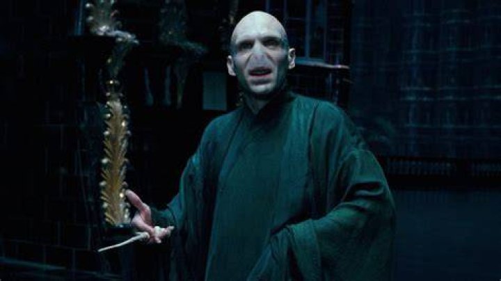 Voldemort with the Elder Wand in Harry Potter